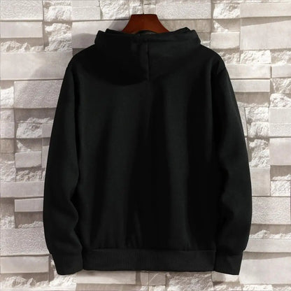 Comfy Loose Fit Long Sleeve Zip-Up Hoodie